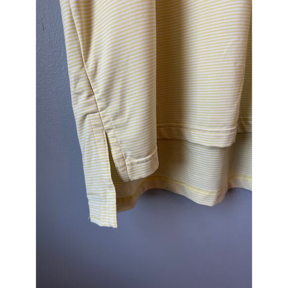 Turtleson Men’s Golf Polo Yellow Striped Size XL - Picture 7 of 9